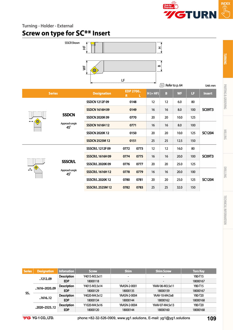Μανέλα Τόρνου για Τετράγωνο Πλακίδιο 90° SC-- (Γενικής Χρήσης & Φινιρίσματος)