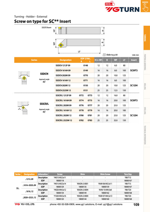 Μανέλα Τόρνου για Τετράγωνο Πλακίδιο 90° SC-- (Γενικής Χρήσης & Φινιρίσματος)