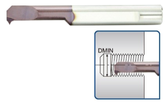 Μίνι μανέλα καρβιδίου σπειρωμάτων Echain nanocut GI2RL108A60 με εξάγωνο στέλεχος και άκρο κοπής