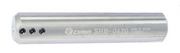 Μίνι φωλιά Echain SHB-0420, ίσια, ασημί κυλινδρική με τρεις βίδες σύσφιξης στο άκρο