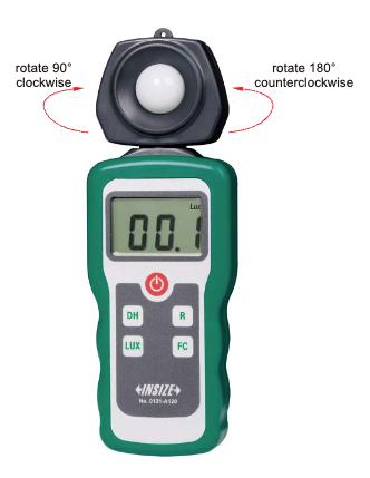 Φωτόμετρο εώς 199900 lux Insize