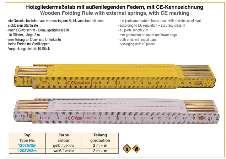 Μετρο Ξύλινο Richter