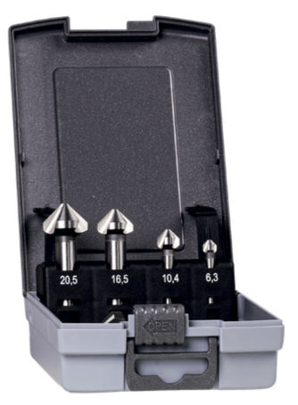 Φρέζες ΣΕΤ Τρίκοπες 90° HSS Noga