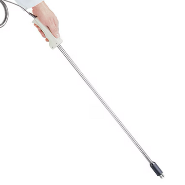 PCE TF-514 type K thermocouple probe for foundry use, with white handle and long stainless steel sensor 1260°C