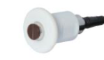 Probe υπερήχων Insize ISU-810D-GT12 για υψηλές θερμοκρασίες, λευκή κεφαλή με μαύρο καλώδιο