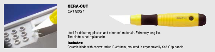 Λαβή Απογρεζωτη με Κεραμική Λεπίδα NOGA