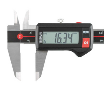 Ψηφιακό παχύμετρο Mahr MarCal 16 EWRi IP67 wireless με μεγάλη οθόνη LCD και κουμπιά MENU/0I, ανοξείδωτο σώμα