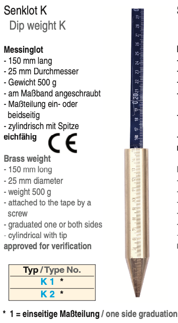 M Stainless Steel Weight 103 x 45 mm 1200g