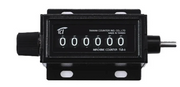 Στροφόμετρο Counter TLB-6, 6 ψηφίων, μαύρο, δεξιόστροφο με μηχανικό καντράν εργοστασιακής ρύθμισης.
