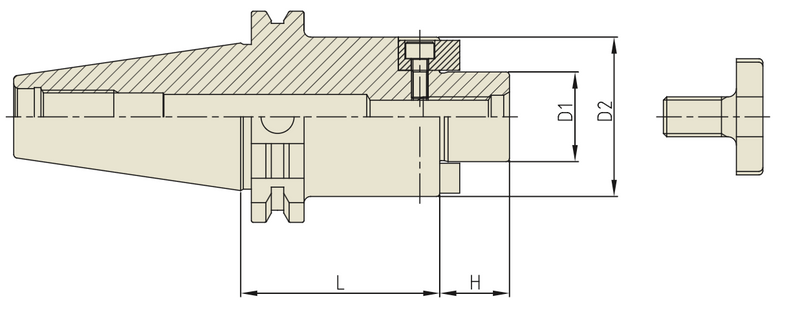 Κώνος SK30 για Φρεζοκεφαλή 6.3G 15,000 RPM