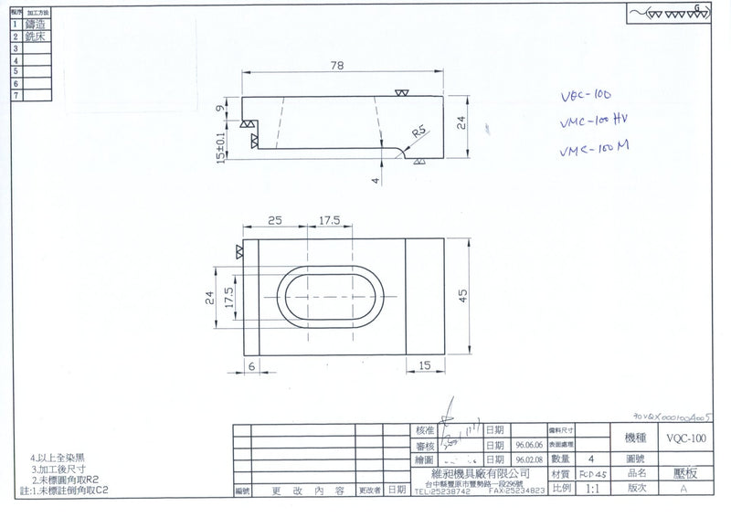 Δέστρες για μέγγενες Vertex