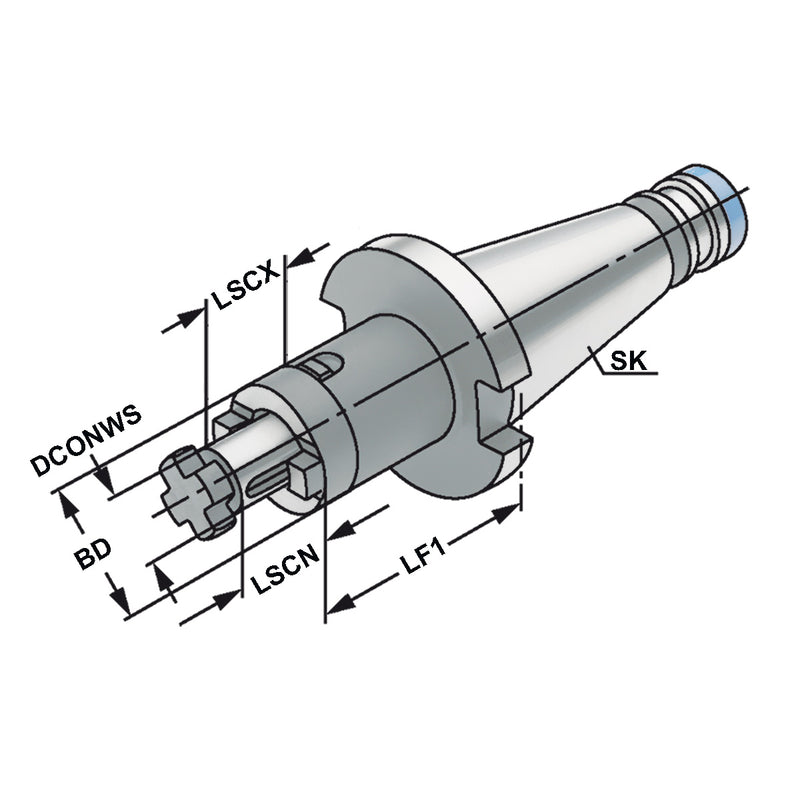 Κώνος Φρέζας ISO για Φρεζοκεφαλή (Kemmler) - Image 2
