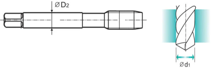 Κολαούζο Μηχανής ΜF-Μετρικό (Ψιλόπασο) - INOX - για Ανοξείδωτα - Image 3