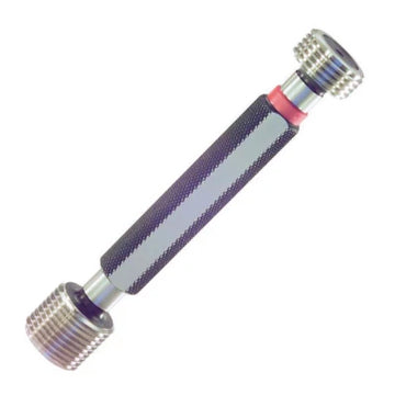 Johs JBO-PLUG-UNC thread plug gauge for UNC 2B, double-ended with knurled black handle and metal GO/NO GO ends