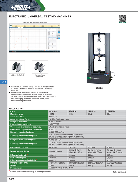 Electronic Universal Testing Machines