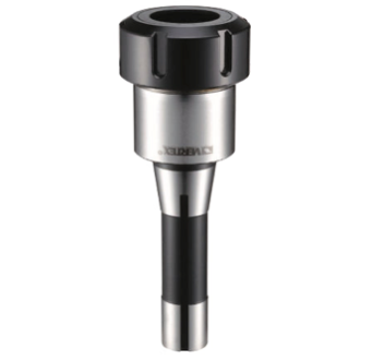 Κώνος φρέζας Vertex TER-R8 R8 Bridgeport για collet ER, μεταλλικός με μαύρο σώμα και ασημί δακτύλιο σύσφιξης