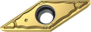 VCMT1604**-MM Inserts for Steel and Stainless Steel - General Use