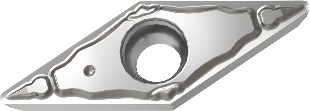 Πλακίδια VCMT1103**-PF Cermet για Ατσάλια, Μαντέμι και Inox - Φινίρισμα