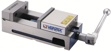 Μέγγενη φρέζας Vertex Lock Fixed VMC-4, μεταλλική με μπλε βάση και χειρολαβή σύσφιξης δεξιά