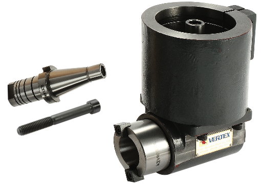 Gem Power Horizontal Right Angle Milling Head – R8 Spindle, Head Only (MO100-4)