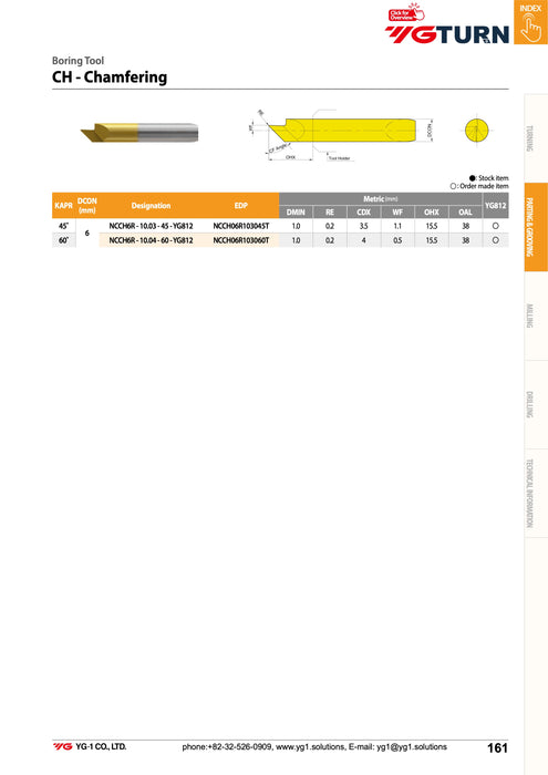 Mini Carbide Chamfering Tools