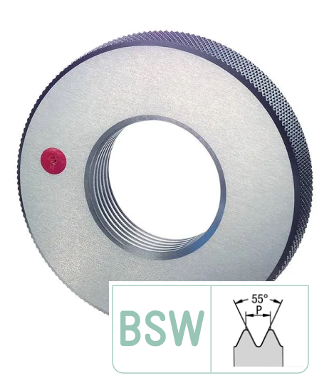 BSW - Ελεγκτήρες Σπειρωμάτων Δαχτυλίδια BSW - με Πιστ. Διακρ.