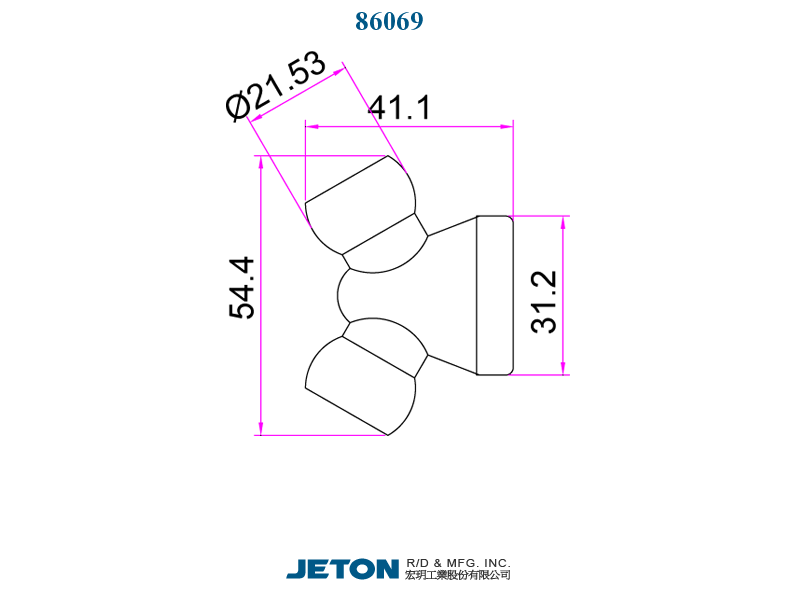 Σύνδεσμος Y 3/4" σε ενα 1/2" για Σύστημα Σαπουνελαίου 3/"4