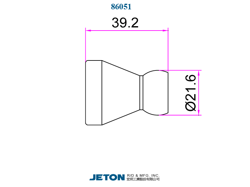 Connector Adapter 3/4" to 1/2" for Coolant System 3/"4