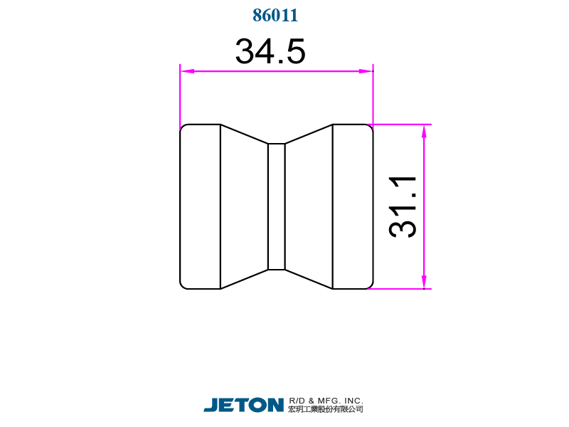 Connector 3/4" for Coolant System 3/"4