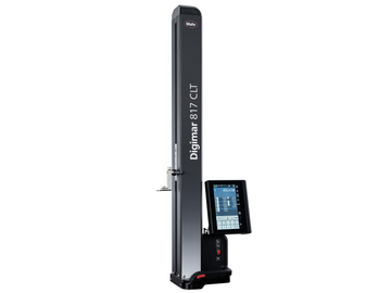 Mahr Digimar 817 CLT1000 height gauge with digital touchscreen and black measuring column
