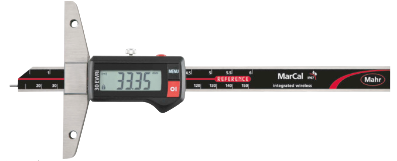 Digital Waterproof Depth Gauge - Accepts Base Extension