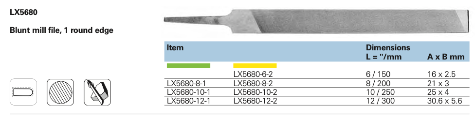 Lathe Polishing File