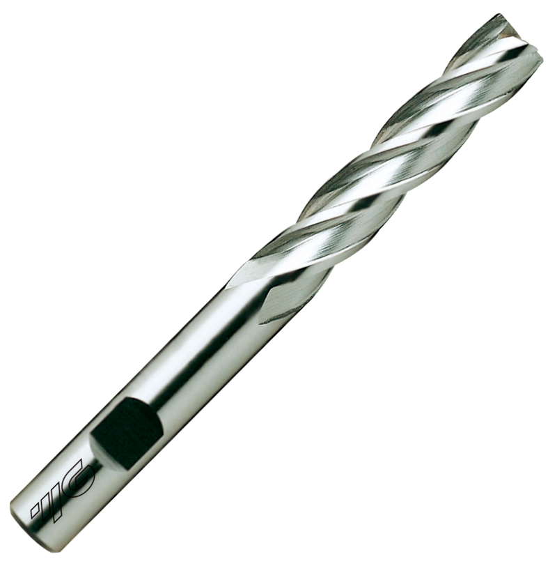 Endmill 4 Flute Long 8% Cobalt