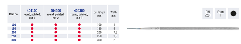 Machinist file - Round