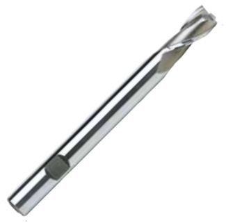 Endmill 2-Flute Extra Long 8% Cobalt