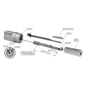 Mandrel Honing Ø3-18 mm μακρυες τρυπες