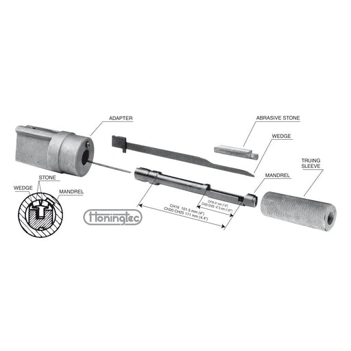 Mandrel Honing Ø3-18 mm μακρυες τρυπες