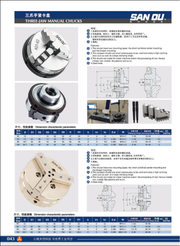Datasheet - Μίνι Τσόκ Τόρνου με 3 Σφιγκτήρες