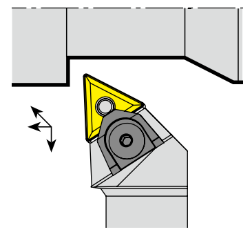 YG Lathe Handle for 60° Triangle Insert TN-- (General Purpose & Roughing)