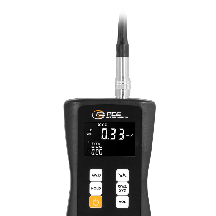 3-Axis Vibration Meter for Machine Inspection and Maintenance