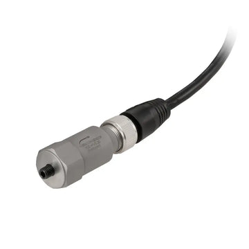 PCE Instruments PCE-PVS 20 vibration sensor, cylindrical metal body with cable and screw-on mounting base