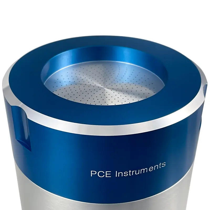 Κεφαλή δειγματοληψίας αέρα PCE Instruments PCE-AS1, κυλινδρική μπλε-ασημί με διάτρητη επιφάνεια εισόδου