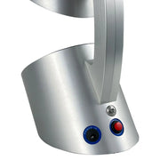 Μετρητής ποιότητας αέρα PCE Instruments PCE-AS1, μεταλλική βάση με λαβή και κουμπί power/κόκκινο πλήκτρο λειτουργίας
