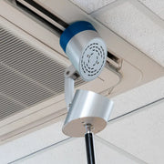 Μετρητής ποιότητας αέρα PCE Instruments PCE-AS1 σε χρήση, κυλινδρικός αισθητήρας με γρίλια σε οροφή/αεραγωγό