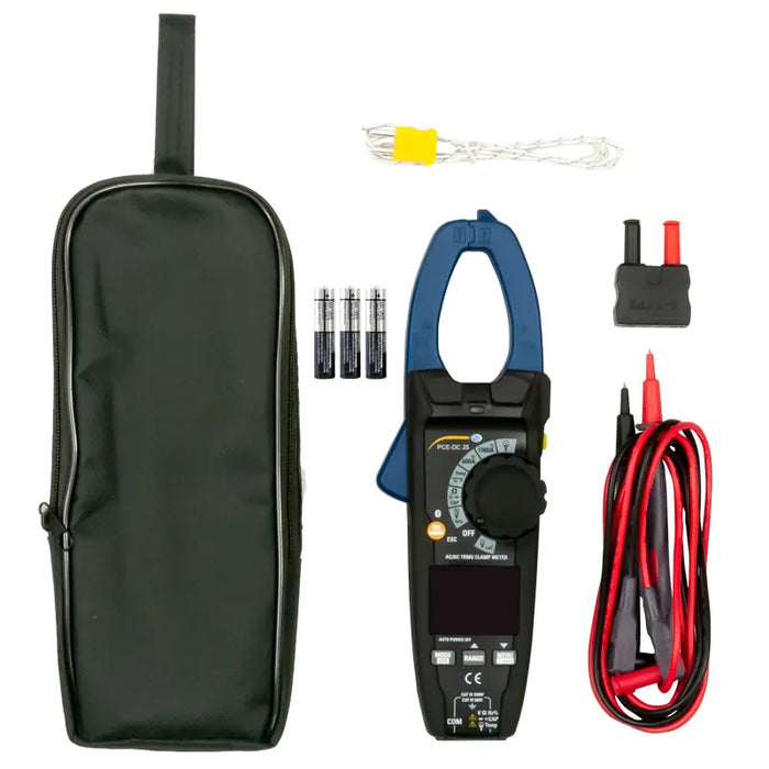 Αμπεροτσιμπίδα AC/DC με Bluetooth PCE Instruments PCE-DC 25 – Μέτρηση έως 1000 A / 1000 V, συνέχειας, θερμοκρασίας & NCV