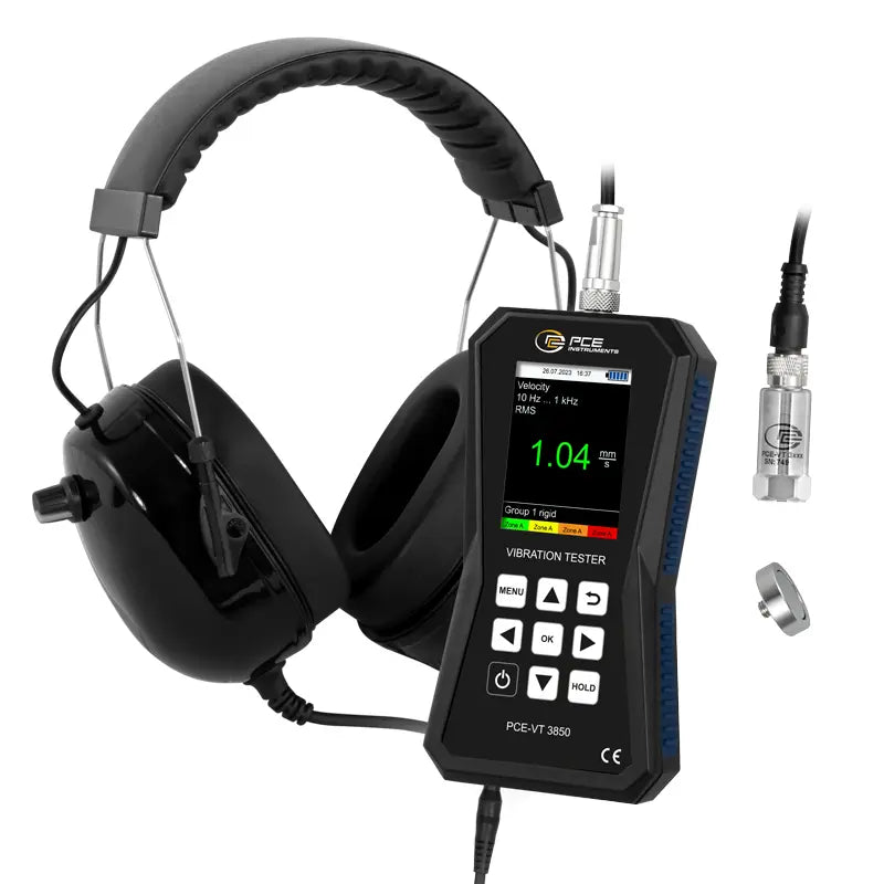 Mετρητής Δόνησης / Μαγνητικός / Ακουστικα / Mπαταρία Λιθίου Pce