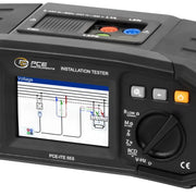 Μετρητής μόνωσης PCE Instruments PCE-ITE 55B, μαύρος, με έγχρωμη οθόνη και περιστροφικό επιλογέα λειτουργιών