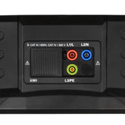 Υποδοχές σύνδεσης μετρητή μόνωσης PCE Instruments PCE-ITE 55A με ακροδέκτες L1/L, L2/N, L3/PE χρωματιστούς