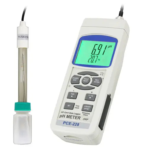 PCE-228 - Μετρητής pH με SD Card - Συνδεσιμότητα RS-232
