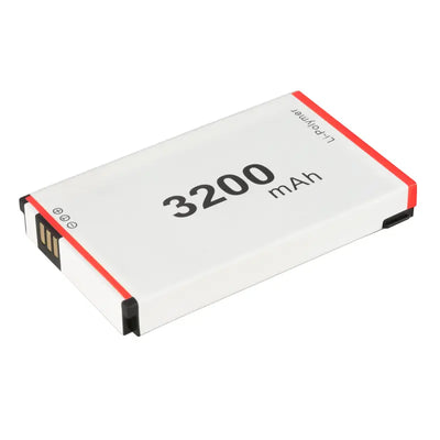 Ανταλλακτική μπαταρία PCE Instruments PCE-CSM-BAT1 3200 mAh, λευκή με κόκκινες άκρες και επαφές σύνδεσης